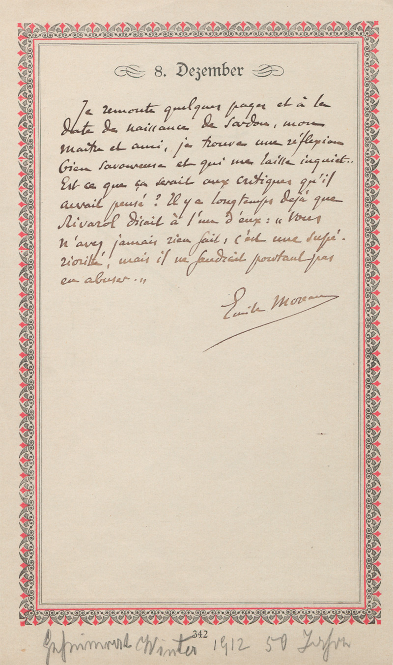 Lot 2639, Auction  127, Mascagni, Pietro, Albumblatt. 1893