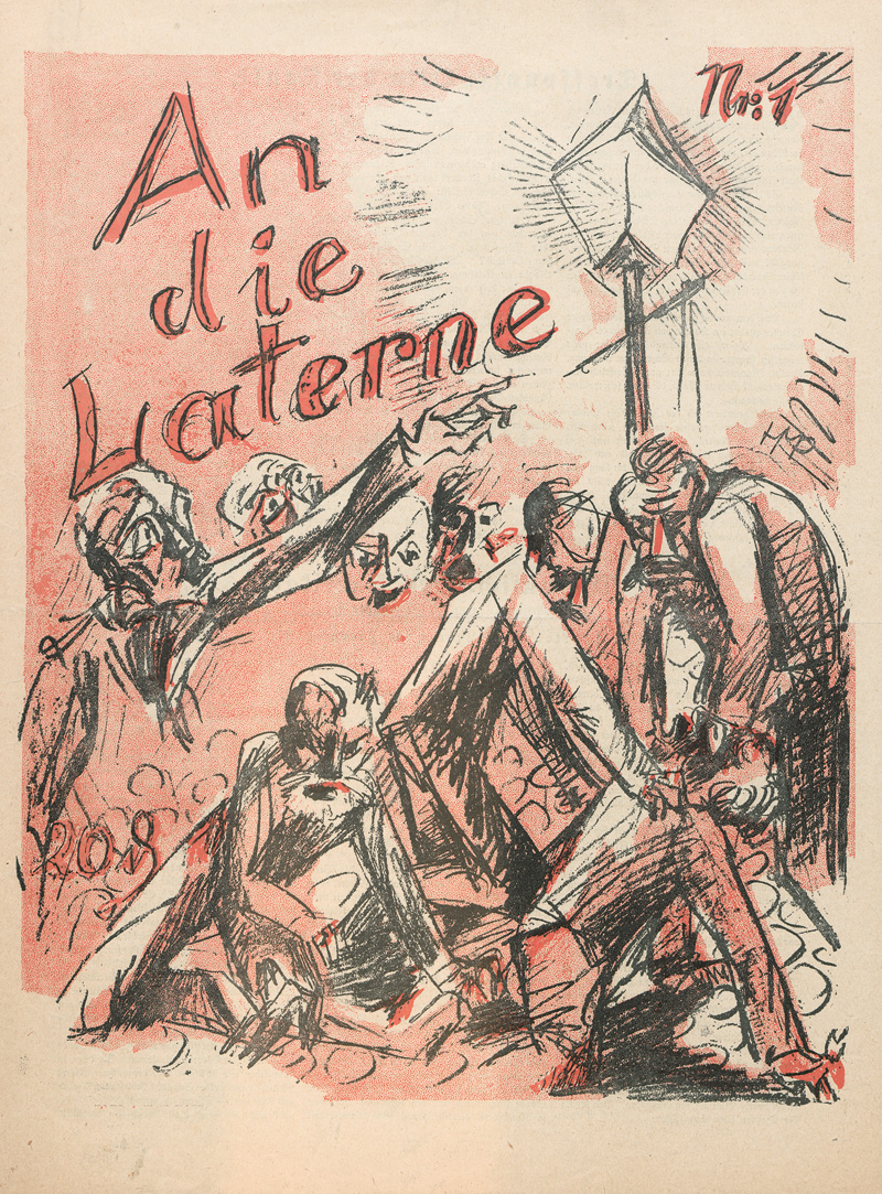 Lot 3007, Auction  127, An die Laterne, Herausgegeben von Max Schulz. Nr. 1, 3, 4 und 9