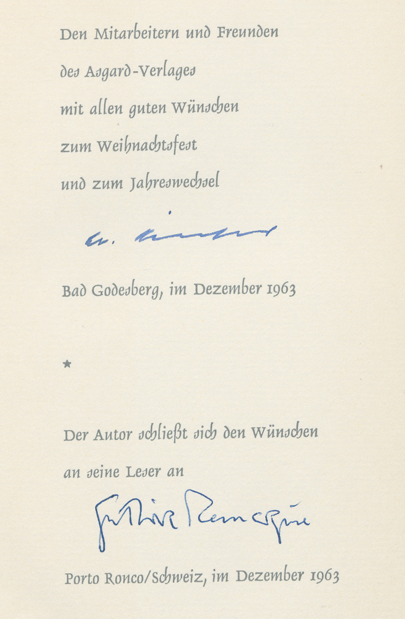 Lot 3284, Auction  127, Remarque, Erich Maria, Die Nacht von Lissabon (mit Widmung)