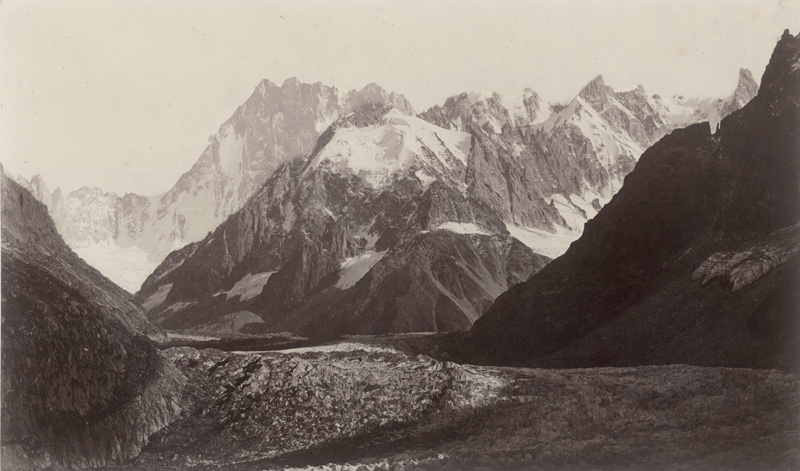Lot 4021, Auction 127, Bisson frères, View of the Mer de Glace glacier, Mont Blanc massif