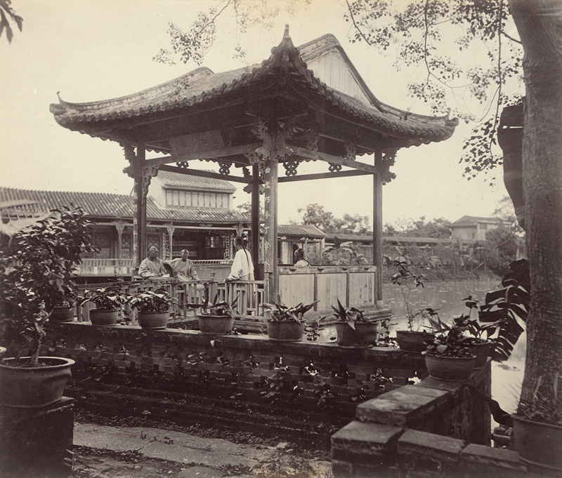 Lot 4046, Auction 127, China, Pavilion in Pun-Ting-Qua's Garden, Canton