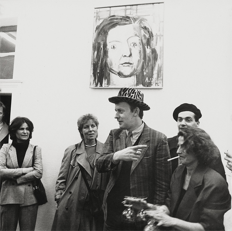 Lot 4210, Auction 127, Kippenberger, Martin, Martin Kippenberger at an exhibition opening