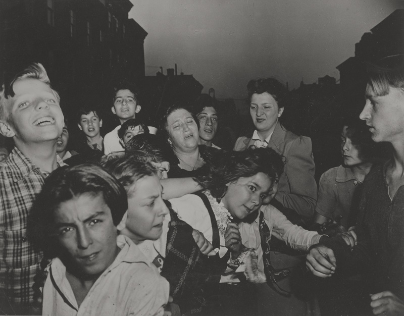 Lot 4306, Auction 127, Weegee, Brooklyn School Children see Gambler Murdered in Street