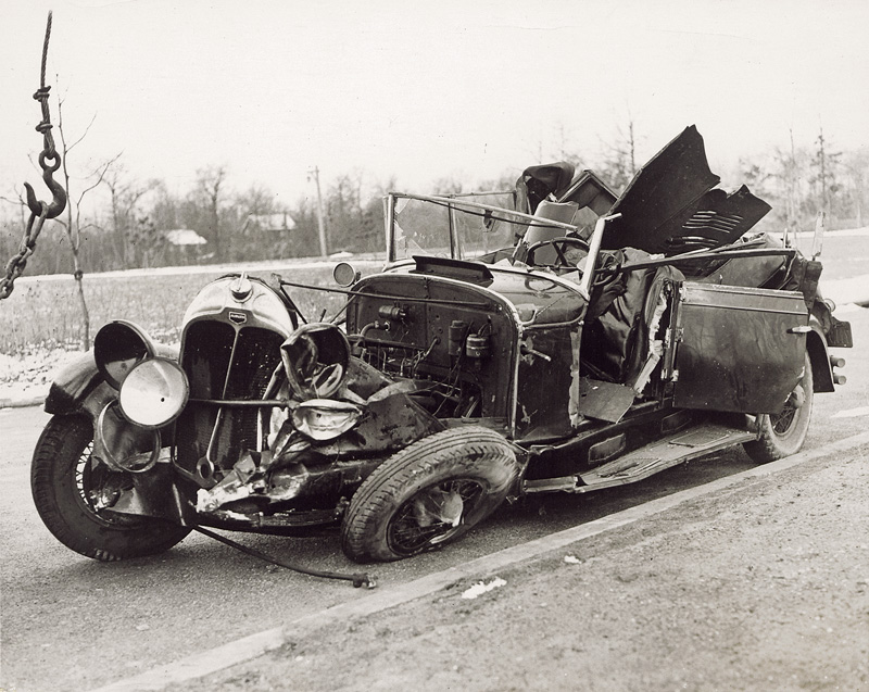 Lot 4307, Auction 127, Weegee, Car wreck
