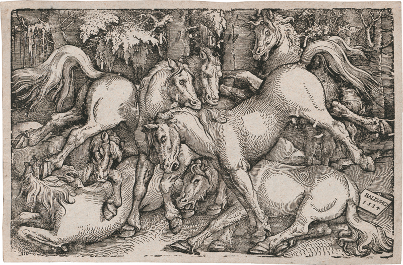 Lot 5006, Auction 127, Baldung, Hans, Sie sieben Pferde
