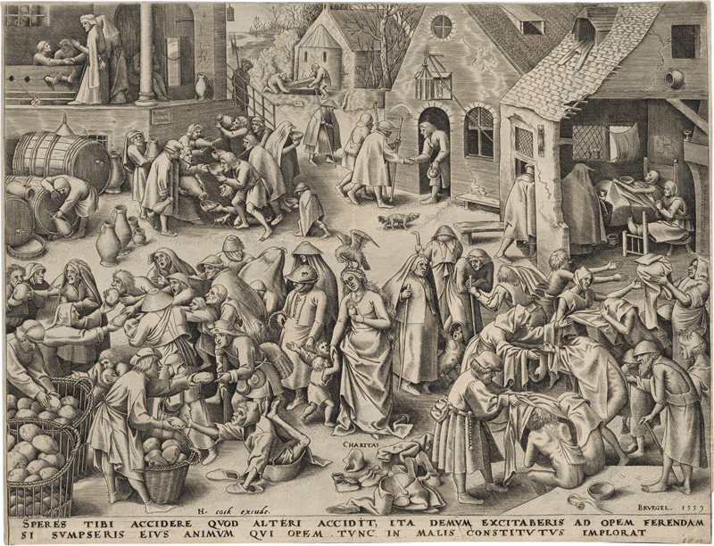 Lot 5033, Auction 127, Bruegel d. Ä., Pieter - nach, Charitas - Barmherzigkeit