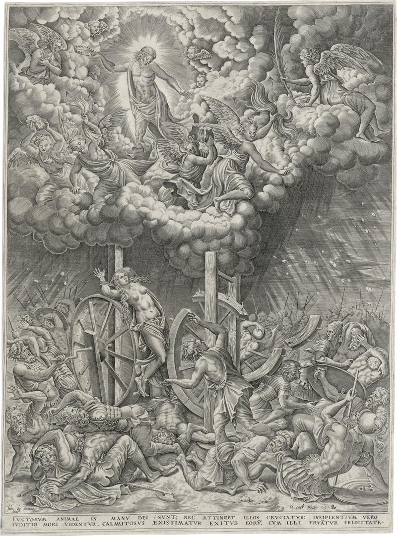 Lot 5052, Auction  127, Collaert I, Hans - zugeschrieben, Das Martyrium der hl. Katharina. 