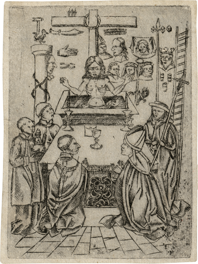 Lot 5056, Auction 127, Deutsch, um 1500. Die Messe des hl. Gregor