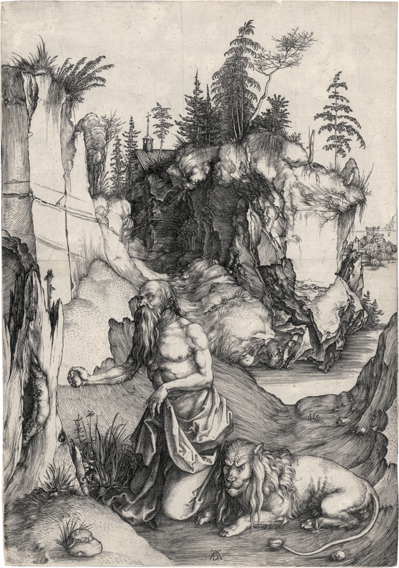 Lot 5071, Auction 127, Dürer, Albrecht, Die hl. Hieronymus in der Wüste
