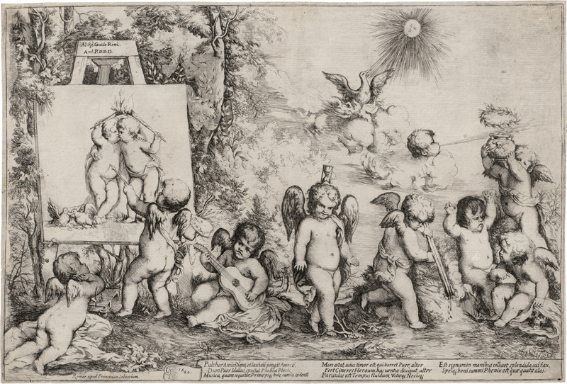 Lot 5189, Auction 127, Podestà, Giovanni Andrea, Allegorie mit Cupido und Putten