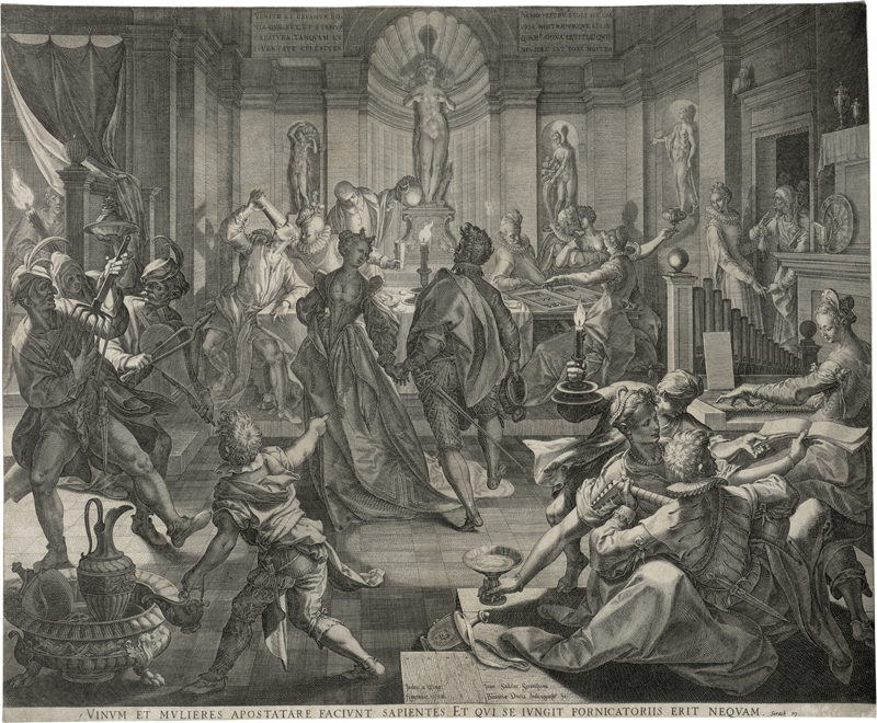 Lot 5218, Auction 127, Sadeler I, Johannes, Der Karneval (oder der verlorene Sohn).