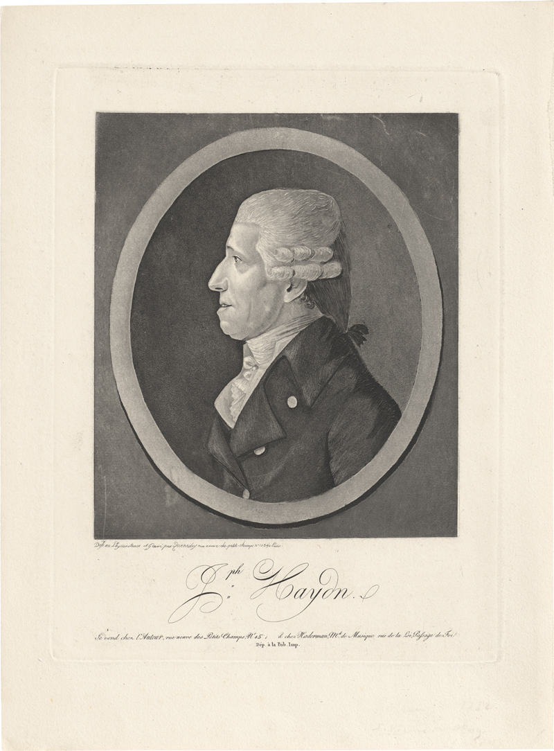 Lot 5295, Auction 127, Quenedey, Edmé, Bildnis des Joseph Haydn