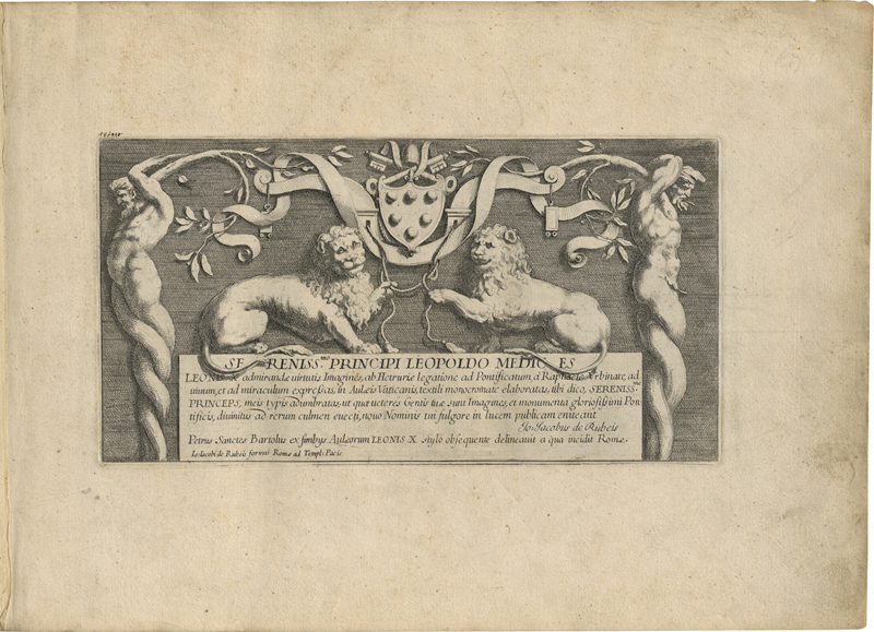 Lot 5436a, Auction 127, Bartoli, Pietro Santi, Das Leben von Papst Leo X.