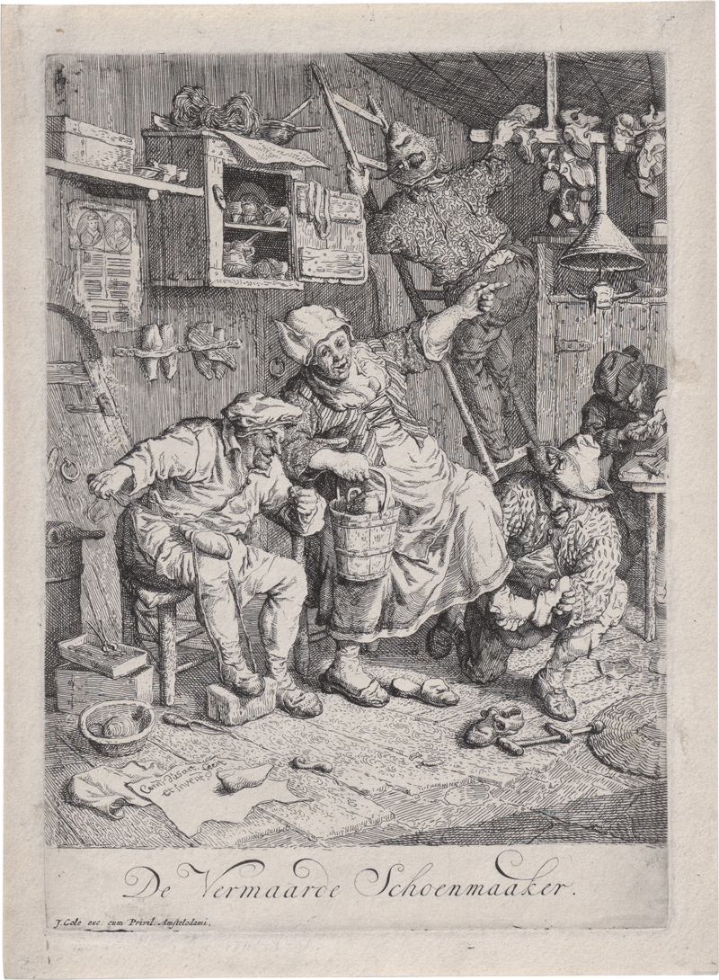 Lot 5505, Auction 127, Dusart, Cornelis, De Vermaarde Schoenmaaker