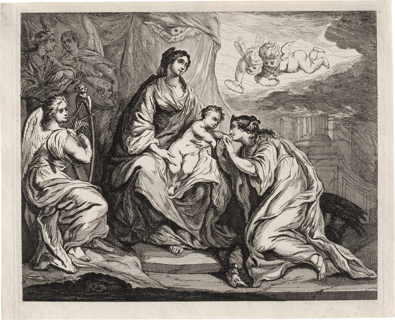 Lot 5559, Auction 127, Jode, Gerard de, Die Verlobung der hl. Katharina