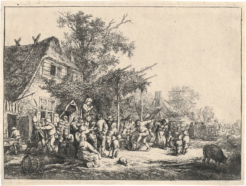 Lot 5594, Auction 127, Ostade, Adriaen van, Der Tanz unter der Laube