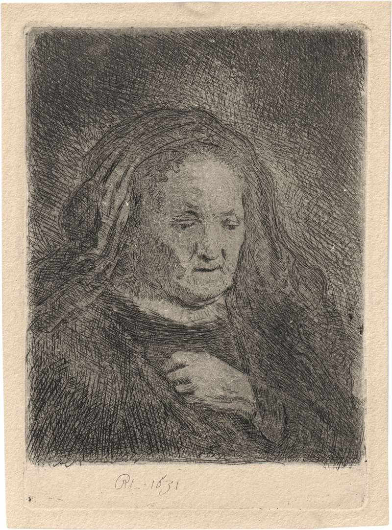 Lot 5624, Auction 127, Rembrandt Harmensz. van Rijn, Rembrandts Mutter, mit der Hand auf der Brust