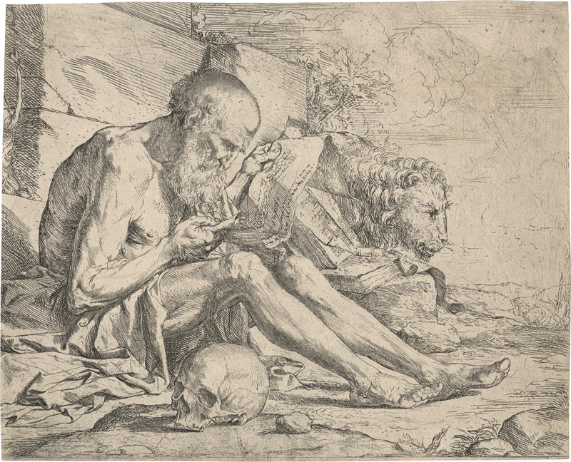 Lot 5627, Auction 127, Ribera, Jusepe de, Der hl. Hieronymus, lesend
