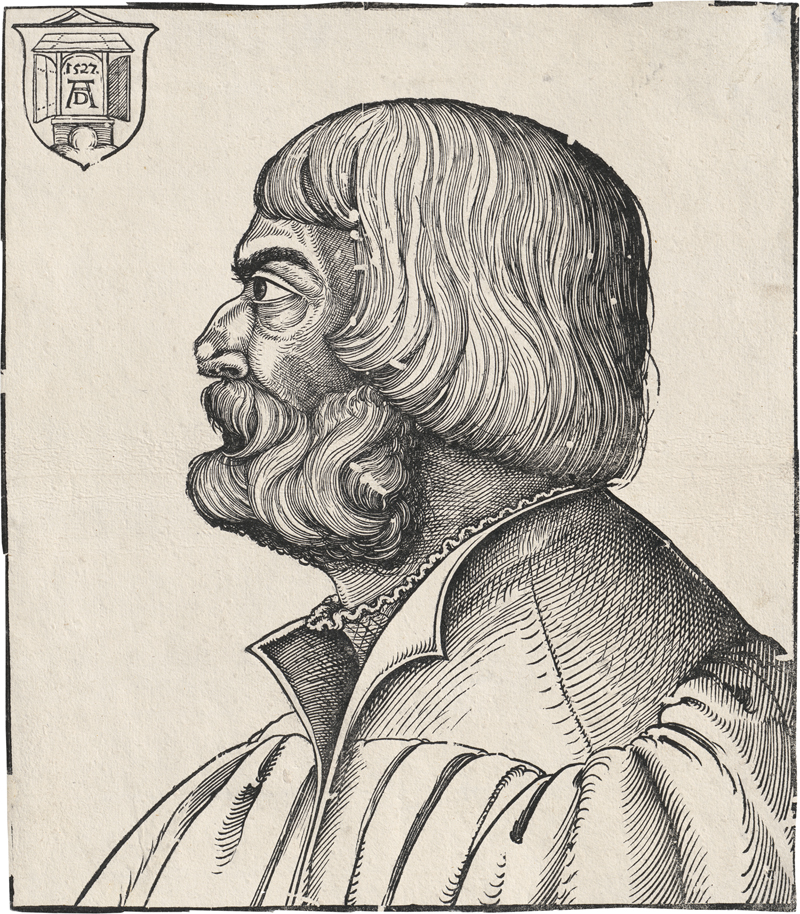 Lot 5645, Auction 127, Schön, Erhard - Schule, Bildnis Albrecht Dürer im Profil