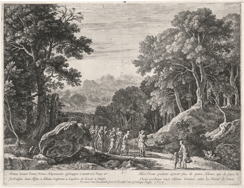 Lot 5652, Auction 127, Swanevelt, Herman van, Geschichte des Adonis