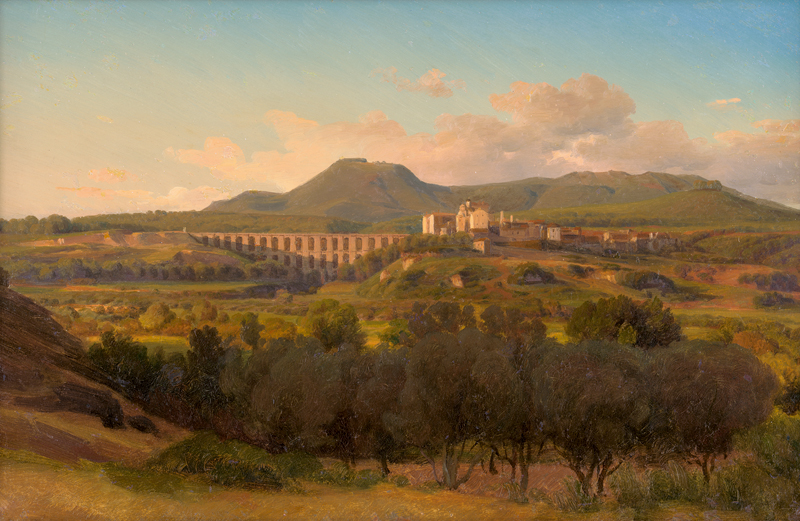 Lot 6073, Auction 127, Bünsow, Joachim Ludwig Heinrich Daniel, Blick auf Ariccia in den Albaner Bergen