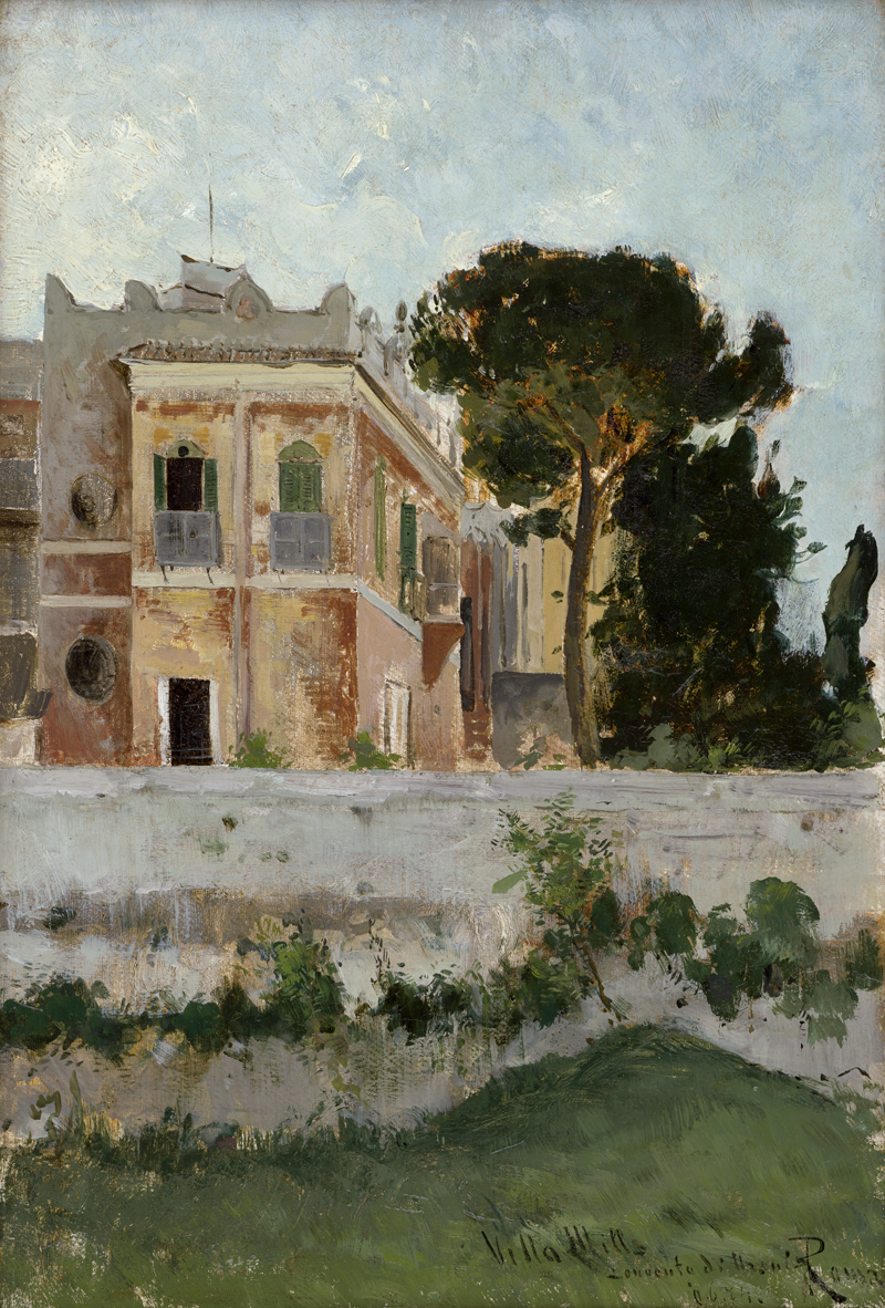 Lot 6076, Auction 127, Deutsch, 1874. Villa Mills auf dem Palatin in Rom