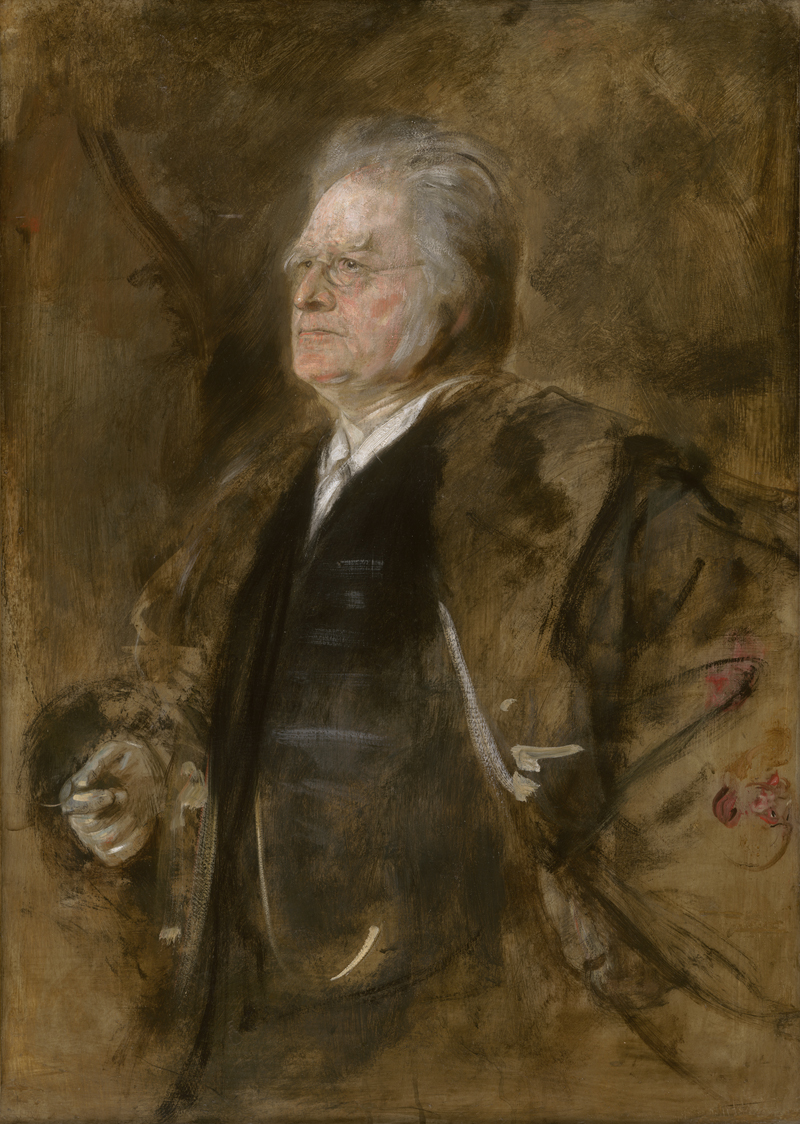 Lot 6100, Auction 127, Lenbach, Franz von, Portrait des norwegischen Dichters Björnstjerne Björnson