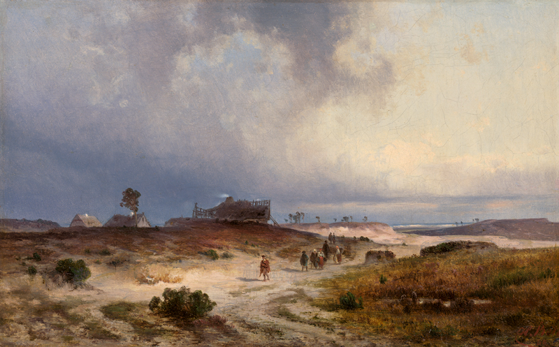 Lot 6117, Auction 127, Both, Hermann, Pommersche Küstenlandschaft bei aufziehendem Sturm