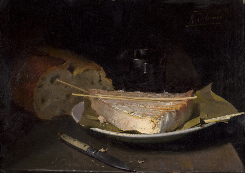 Lot 6170, Auction 127, Béraud, N., Stillleben mit Weichkäse