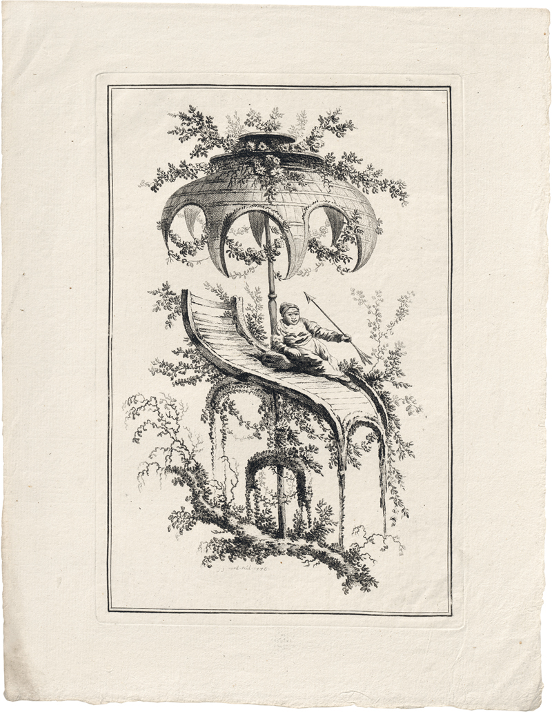 Lot 6410, Auction 127, Pillement, Jean-Baptiste - nach, Petits Parasols Chinois