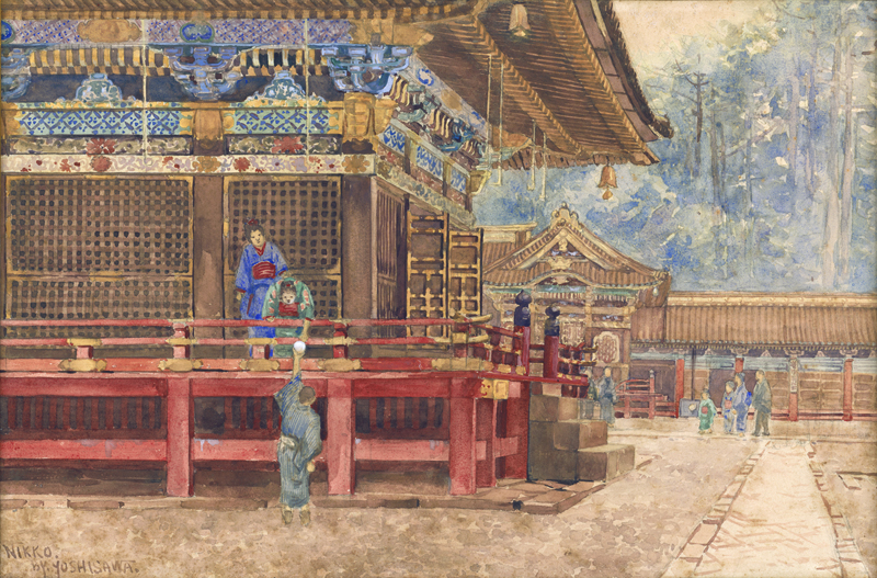 Lot 6420, Auction 127, Japanisch, 1900. Zwei Ansichten des Toshogu-Schreins in Nikko