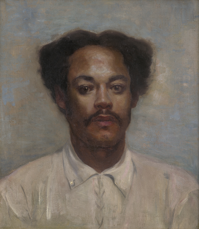 Lot 6434, Auction 127, Ažbe, Anton, Portrait eines jungen Mannes, wohl aus Südost-Asien