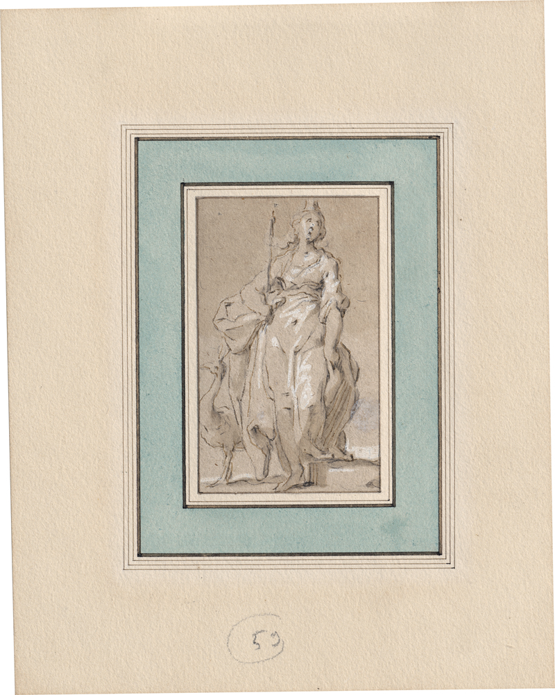 Lot 6527, Auction 127, Bloemaert, Abraham, Stehende Juno mit Pfau