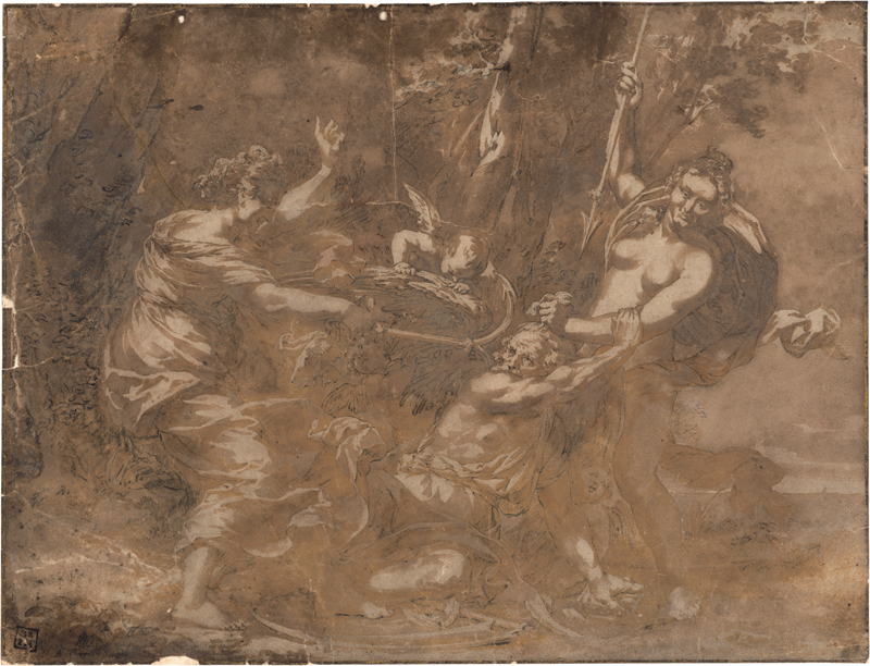 Lot 6539, Auction 127, Bisschop, Jan de, Liebe, Schönheit und Hoffnung besiegen die Zeit