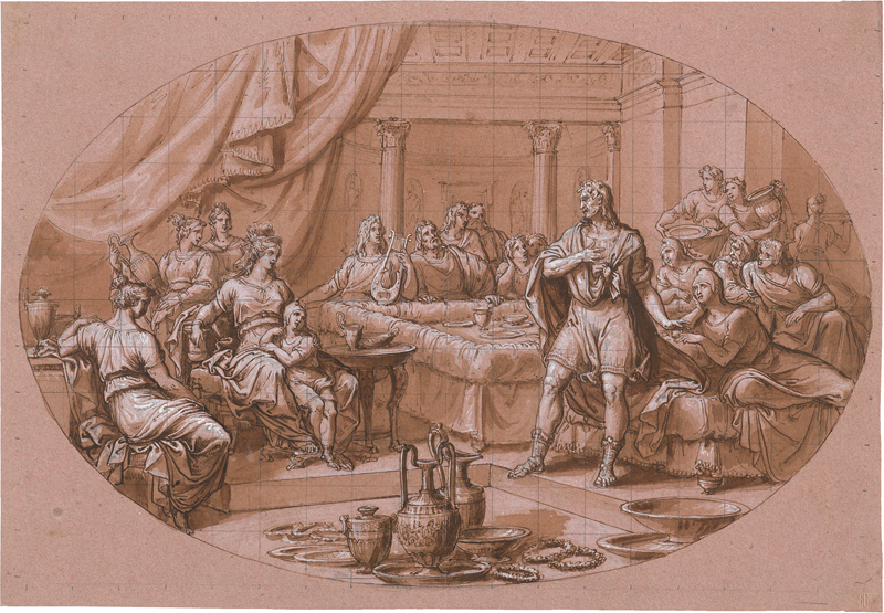 Lot 6598, Auction 127, Gagneraux, Bénigne, Odysseus bei den Phäaken