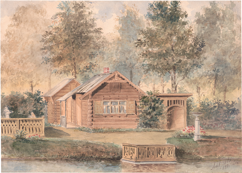Lot 6639, Auction 127, Lawrow, Nikolai Andrejewitsch, Kleine Datscha am Wasser, womöglich in Zarskoje Selo bei St. Petersburg