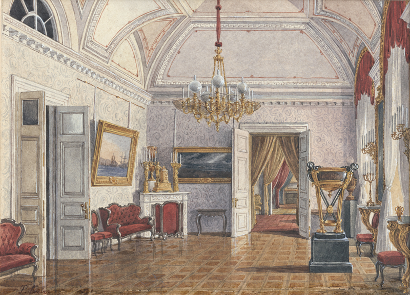 Lot 6642, Auction 127, Lwow, Fedor Fedorovitch, Salon in der III. Privatwohnung im Winterpalast in St. Petersburg