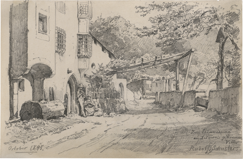 Lot 6689, Auction 127, Schuster, Rudolf Heinrich, Der Gallhof in Vahrn bei Brixen in Südtirol