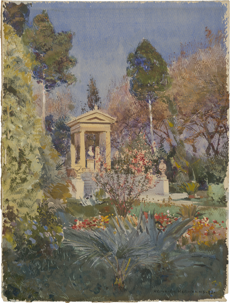 Lot 6700, Auction 127, Hermanns, Heinrich, Mediterraner Sommergarten