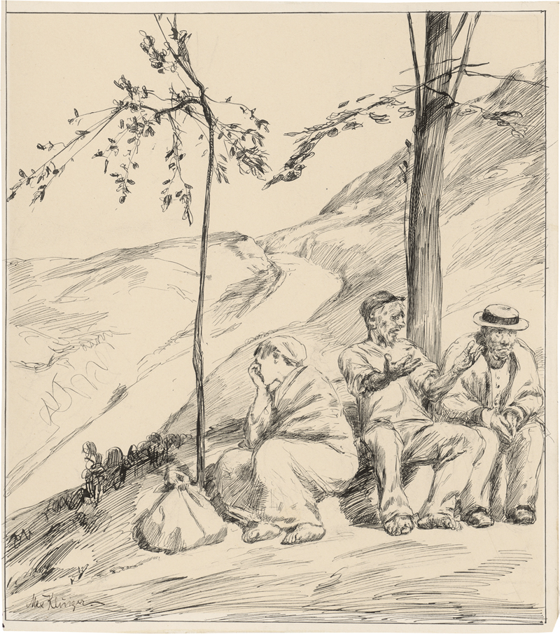 Lot 6714, Auction 127, Klinger, Max, Die Heimatlosen