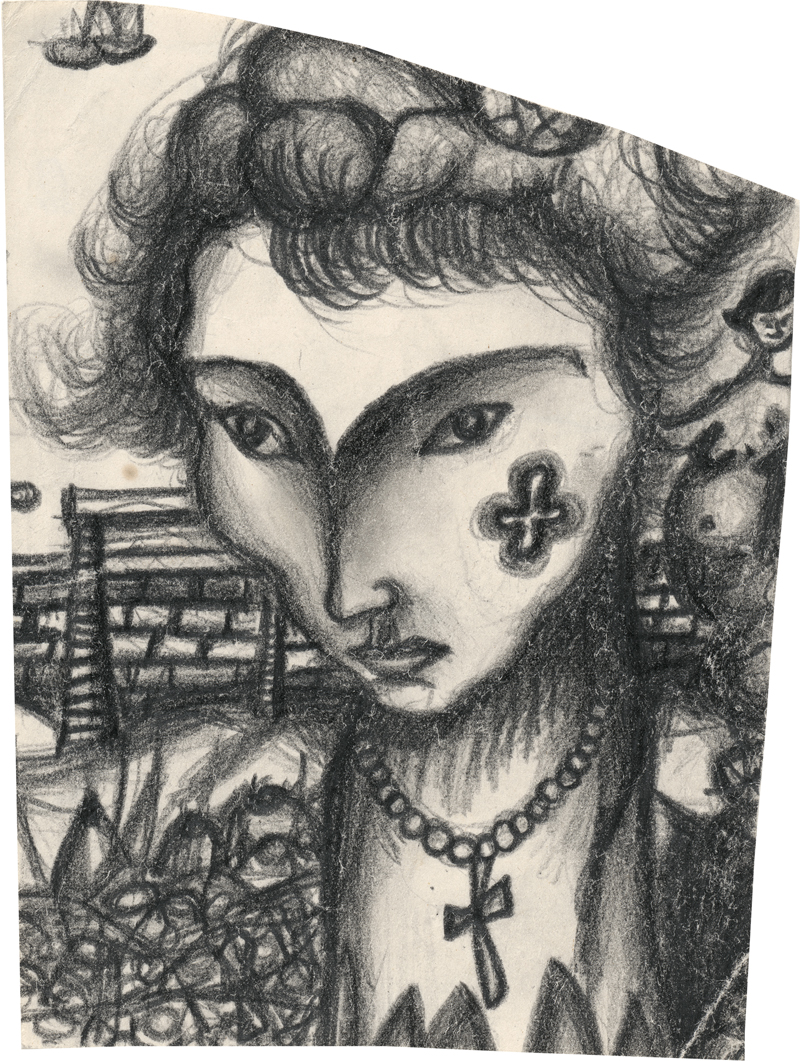 Lot 6927, Auction 127, Rainer, Arnulf, Damenbildnis, Brustbild mit Halskette und Kreuz
