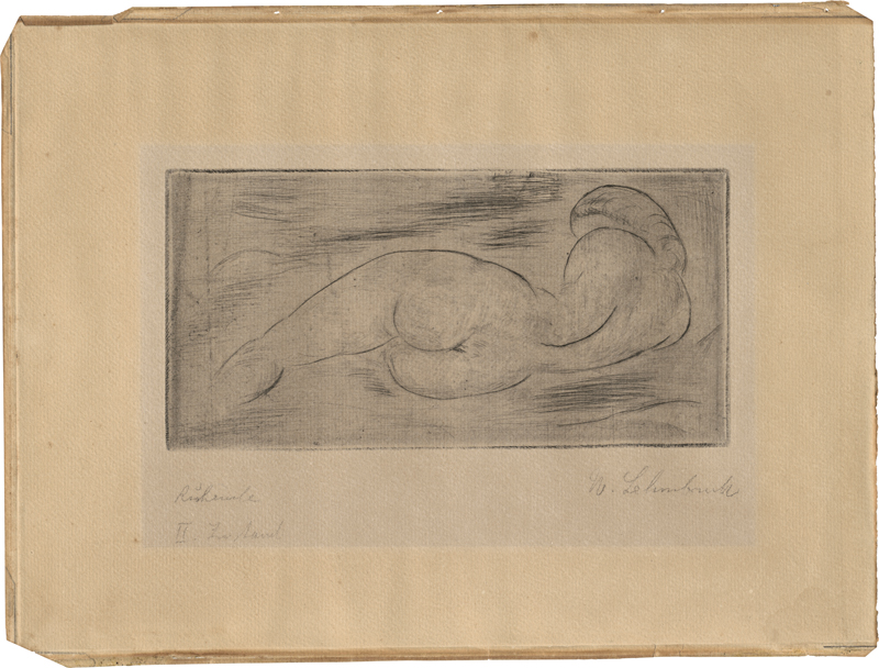 Lot 7024, Auction 127, Lehmbruck, Wilhelm, Ruhende (vom Rücken)
