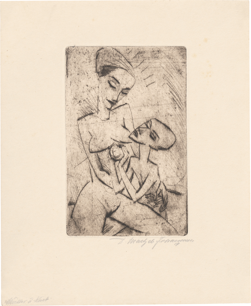 Lot 7057, Auction 127, Maetzel-Johannsen, Dorothea, Mutter und Kind
