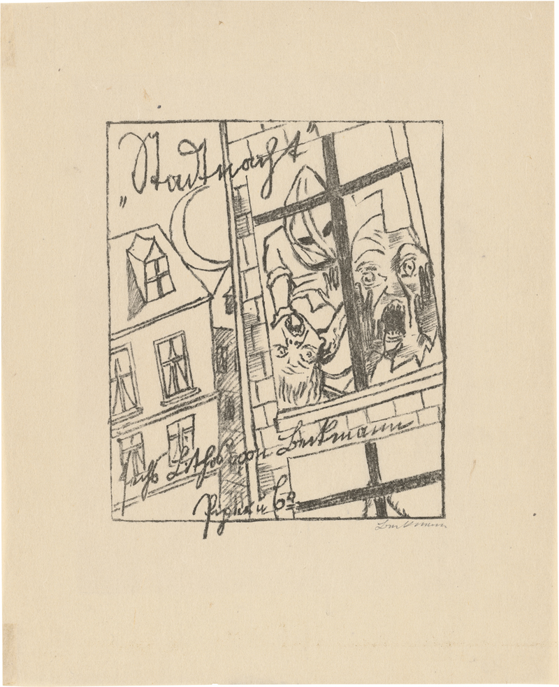 Lot 7068, Auction 127, Beckmann, Max, Stadtnacht