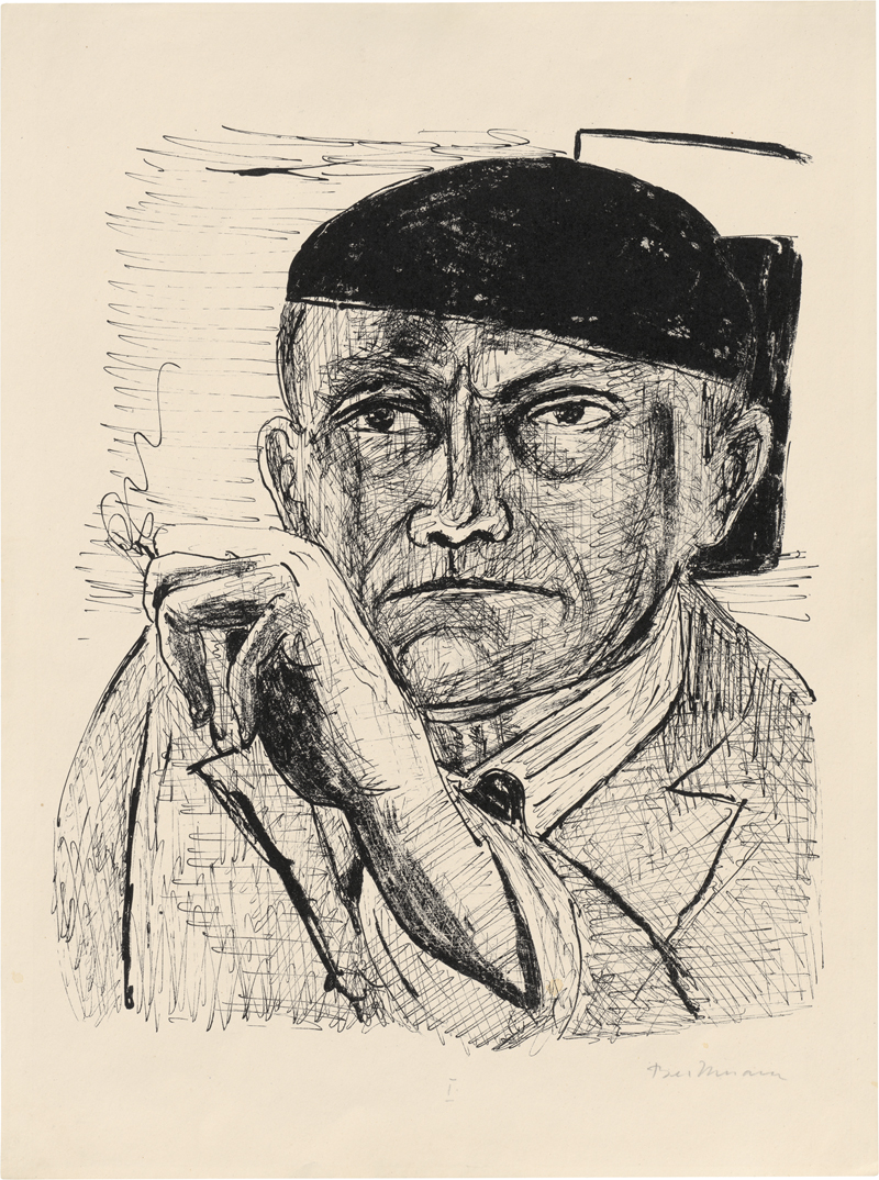 Lot 7071, Auction 127, Beckmann, Max, Selbstbildnis