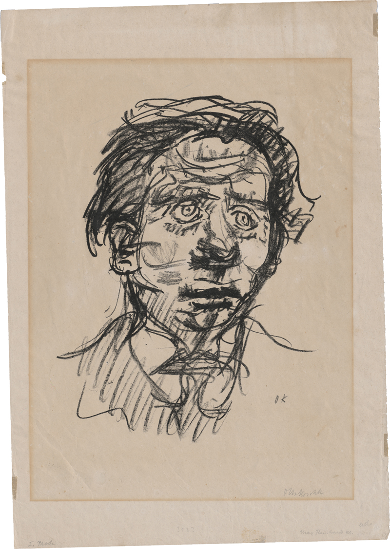 Lot 7077, Auction 127, Kokoschka, Oskar, Max Reinhardt (Kopf)