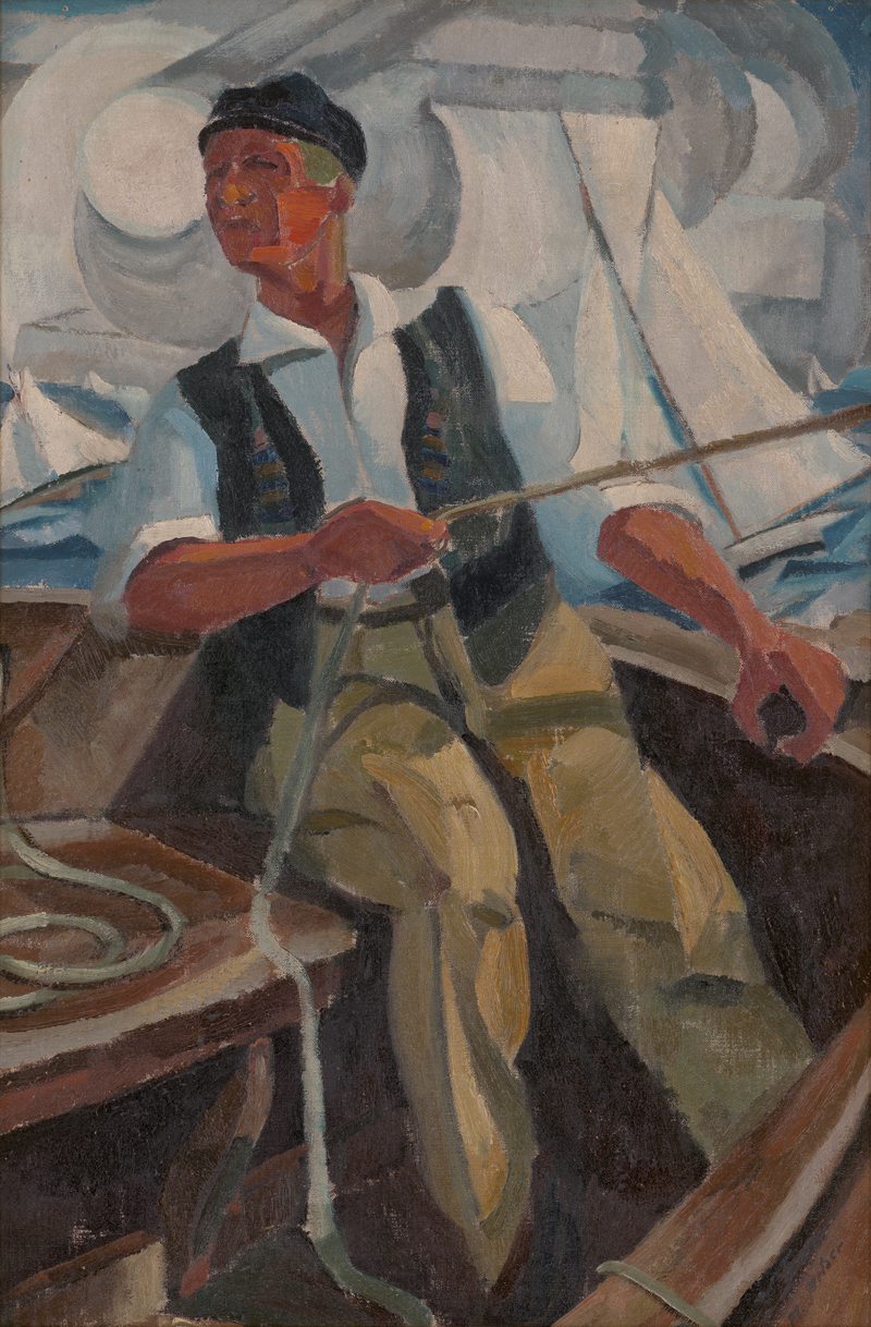 Lot 7140, Auction 127, Melzer, Moriz, Segelnder Fischer