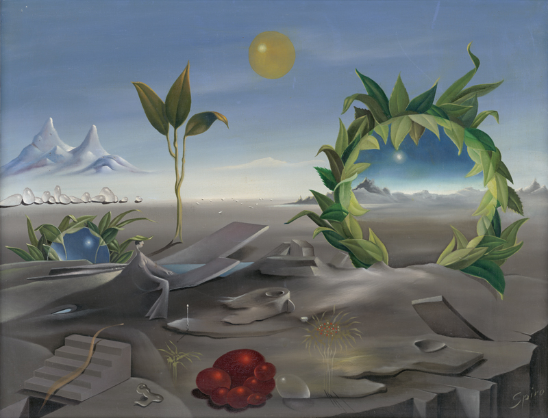 Lot 7195, Auction 127, Spiro, Georges, Phantastische Landschaft