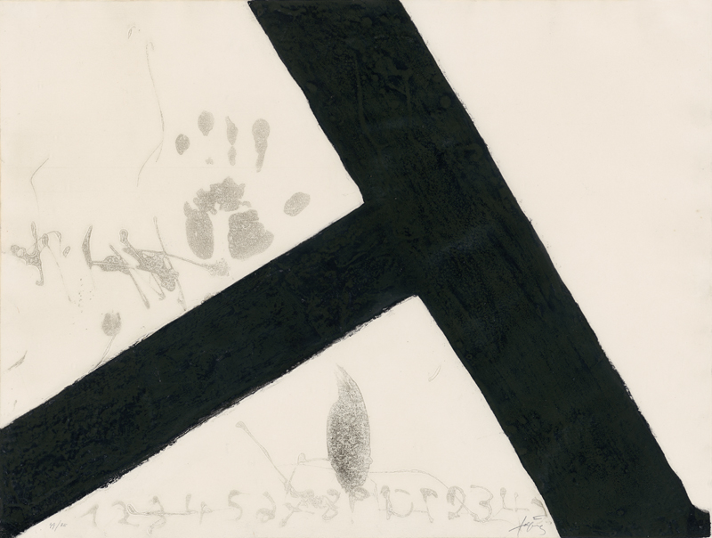 Lot 7218, Auction 127, Tàpies, Antoni, T inclinada