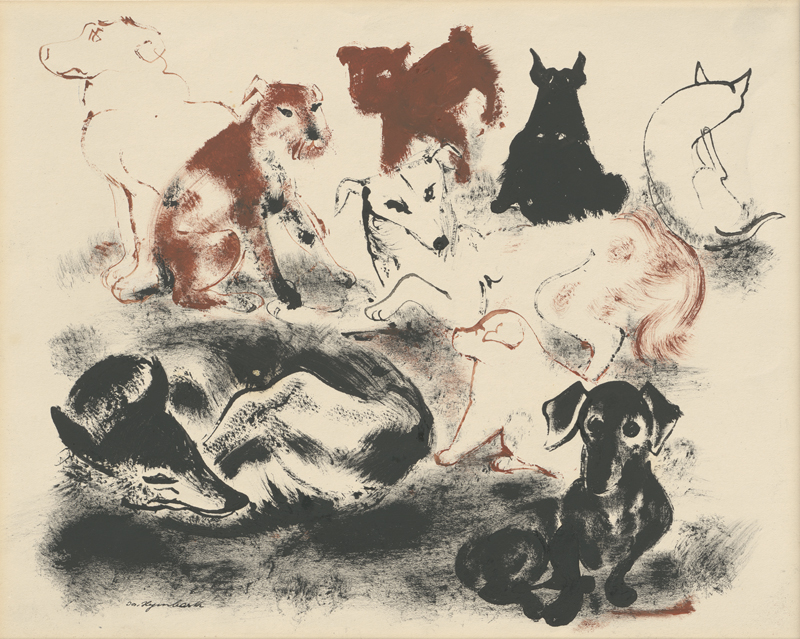 Lot 8038, Auction 127, Hegenbarth, Josef, Hunde